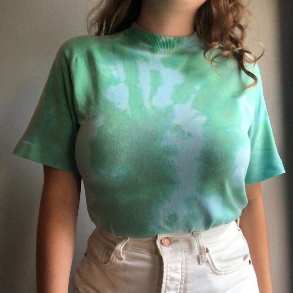 Vintage tie-dye sweater tee - Picture 3 of 7